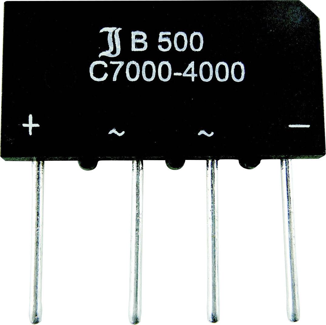 Tru Components TC-B40C7000A mosni ispravljac SIL-4 80 V 7 A jednofazni
