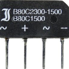 Tru Components TC-B80C1500B mostni ispravljac SIL-4 160 V 2.3 A jednofazni