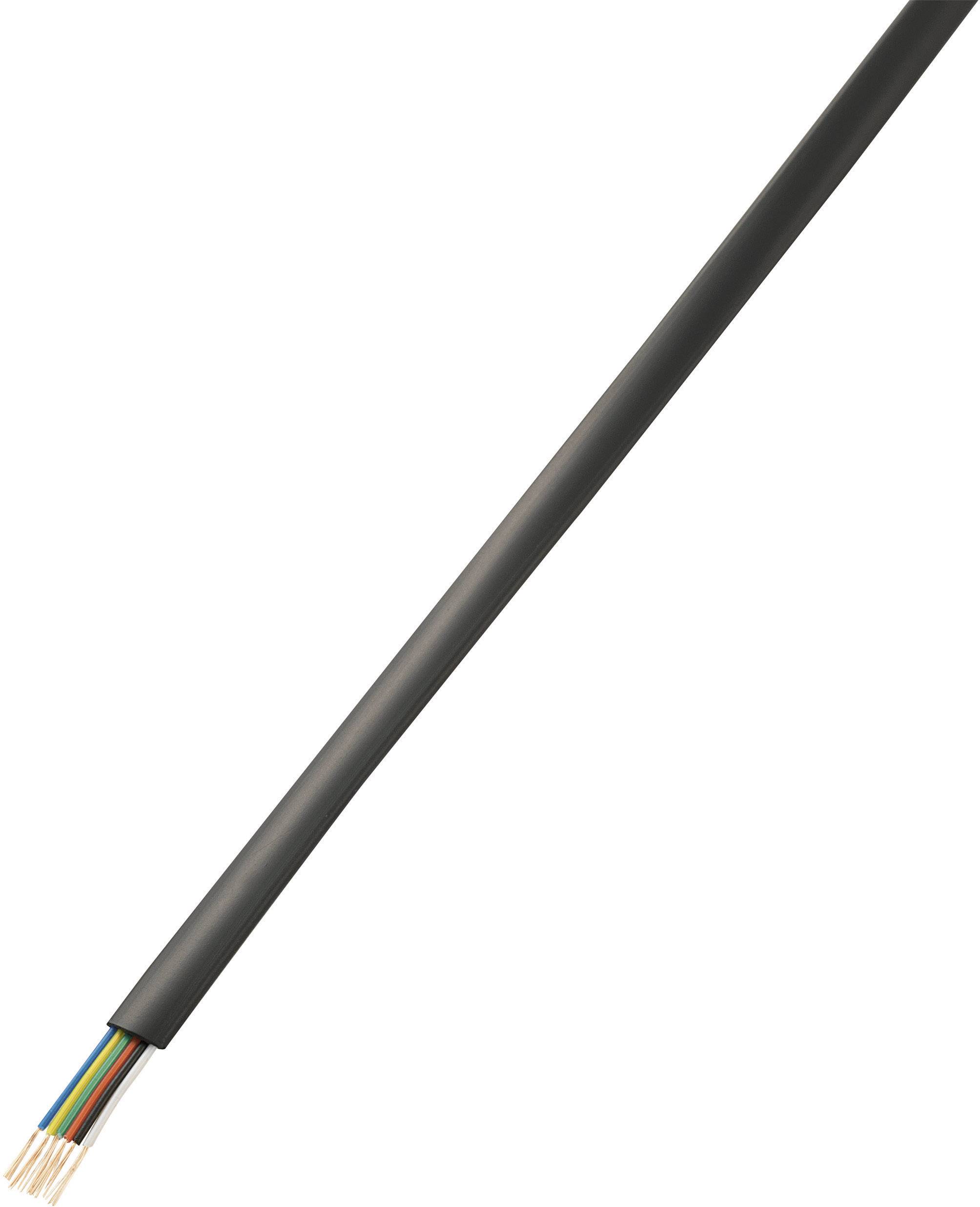 Telefonski kabl 6 * 0,08 mm crni Tru Components 1564535 50 m