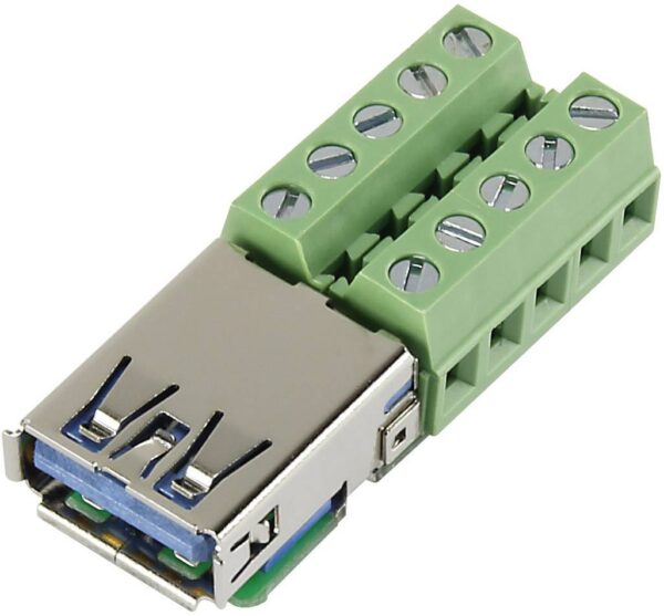 Zenski konektor za ugradnju, horizontalni USB-AFT-2 Panel uticnica USB 3.0 1229324 Tru Components