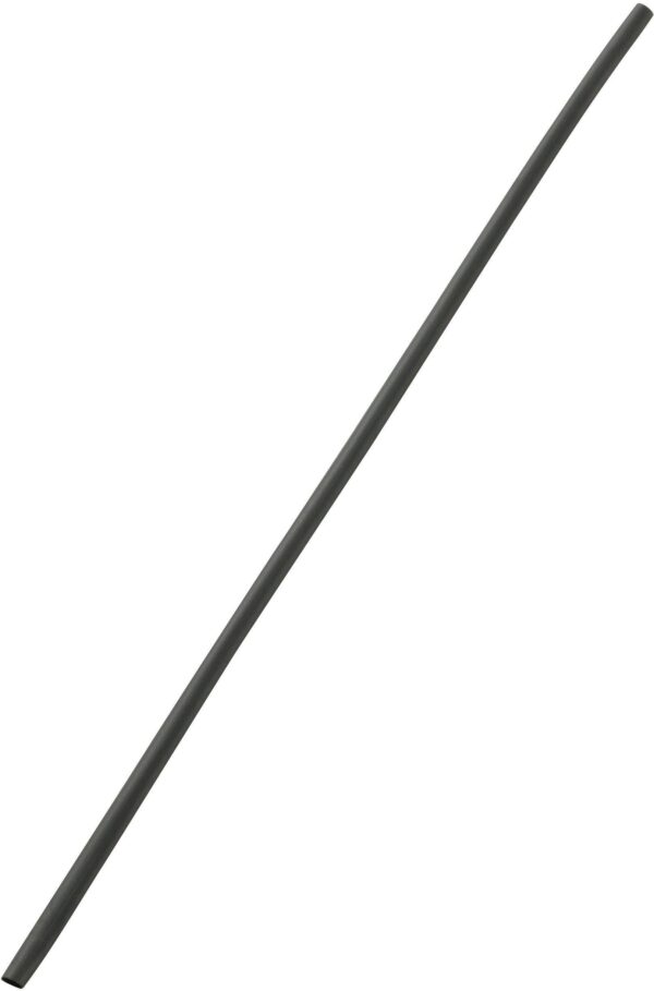Termoskupljajuca cev bez lepka, crna 12 mm odnos skupljanja: 2:1 Tru Components 1570958 R2-0120 2 m