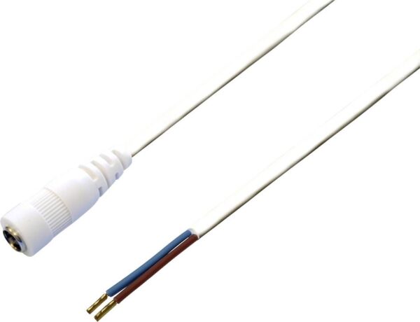 Tru Components TC-2511323 niskonaponski prikljucni kabl niskonaponski zenski konektor - slobodni kraj 5,50 mm 2,10 mm 0,50 m