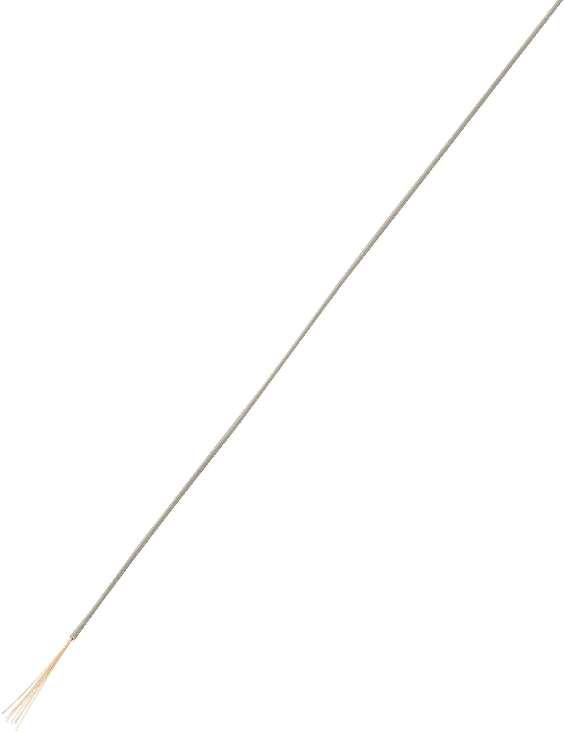 Fino-zicni provodnik LiFI 1 * 0,25 mm 2 sivi Tru Components 1567812 100 m