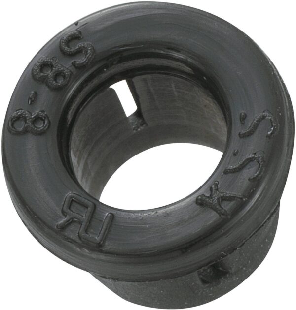 Tru Components TC-SBR8203 kablovska uvodnica Stezaljka fi (maks.) 5,8 mm Jacina ploce (maks.) 2,2 mm poliamid crna 100 kom
