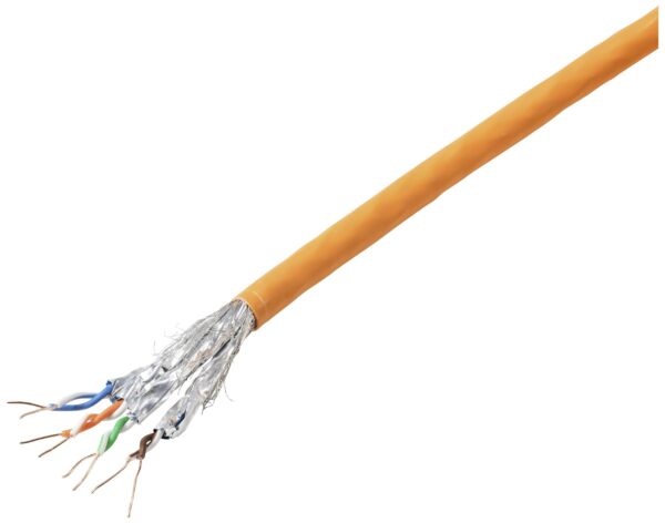 Tru Components mrezni kabl CAT 6a S/FTP 4 * 2 * 0,24 mm 2 narandzasti 100 m