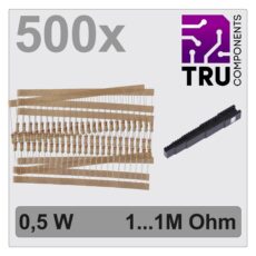 Tru Components TC-12888488 T22P105 set otpornika od ugljenicne folije aksijalno oziceni 0,5 V 5% 500 kom