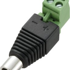 Tru Components DC12-F niskonaponski konektor ravni zenski konektor 5,5 mm 5,5 mm 2,1 mm