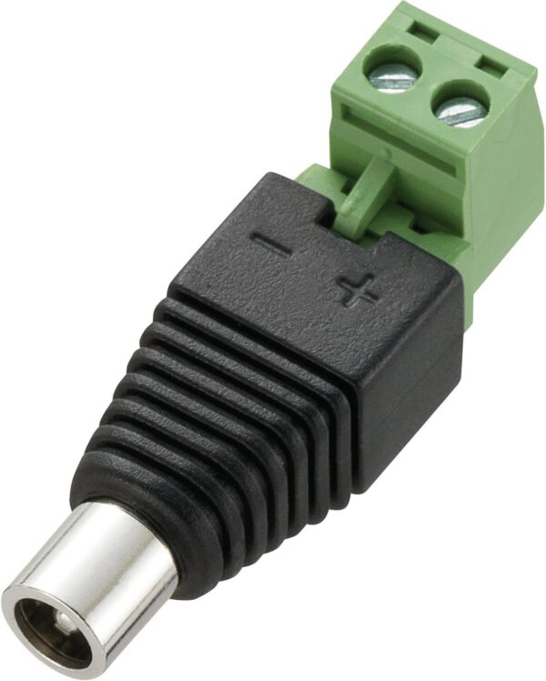 Tru Components DC12-F niskonaponski konektor ravni zenski konektor 5,5 mm 5,5 mm 2,1 mm