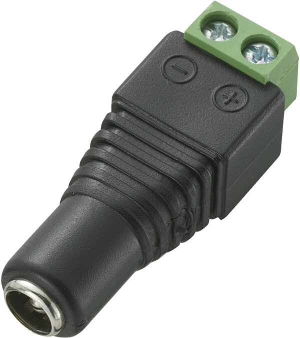 Niskonaponski konektor, ravna uticnica 5,5 mm 5,5 mm 2,5 mm Tru Components DC-13F