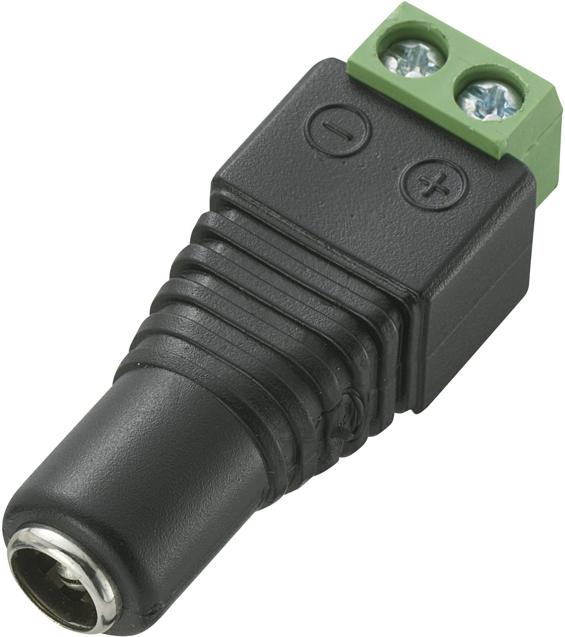 Niskonaponski konektor, ravna uticnica 5,5 mm 5,5 mm 2,5 mm Tru Components DC-13F