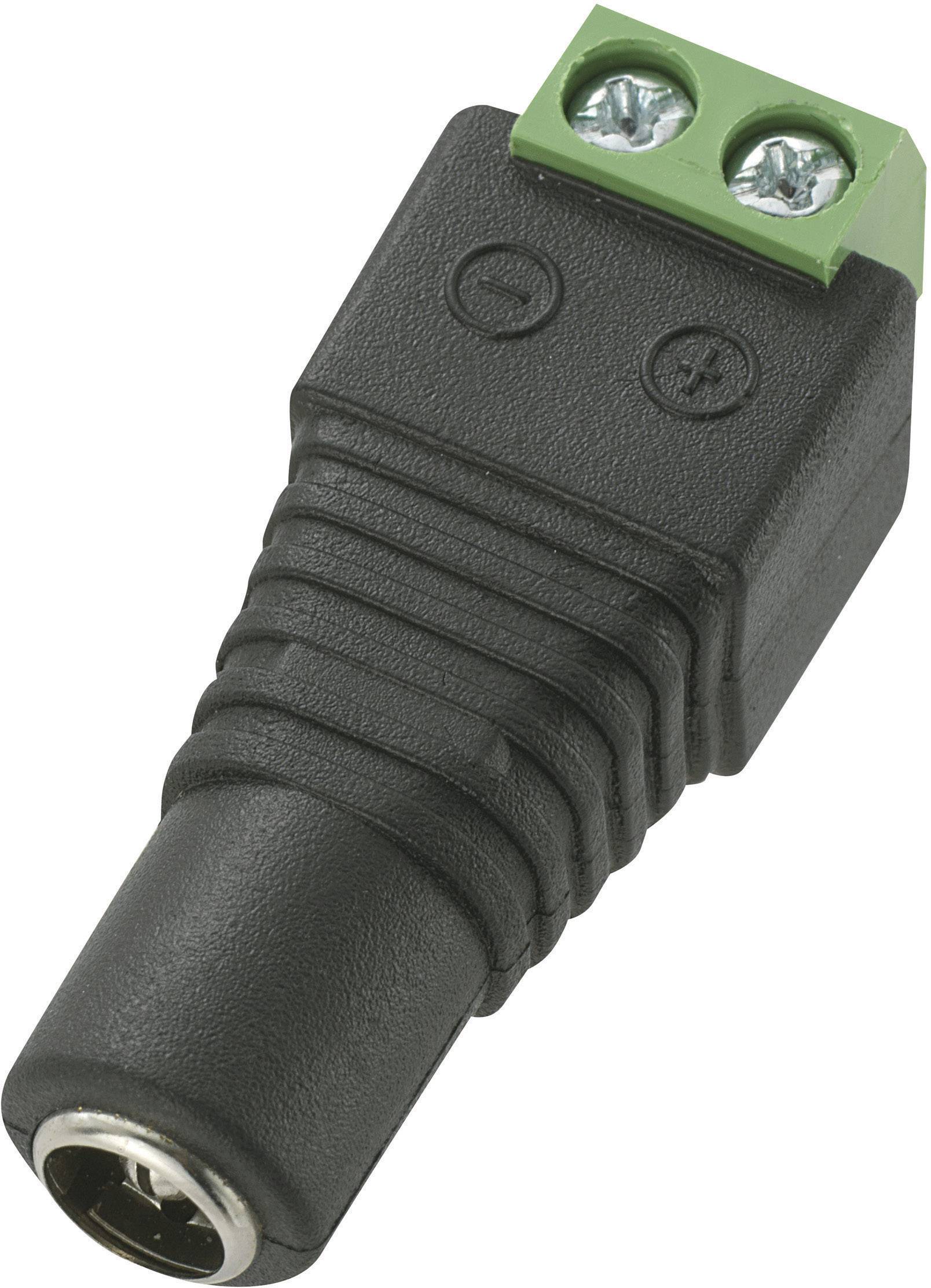 Niskonaponski konektor, ravna uticnica 5,5 mm 5,5 mm 2,1 mm Tru Components DC12-F