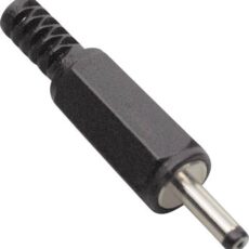 Tru Components niskonaponski konektor ravni muski konektor 2,4 mm 0,7 mm