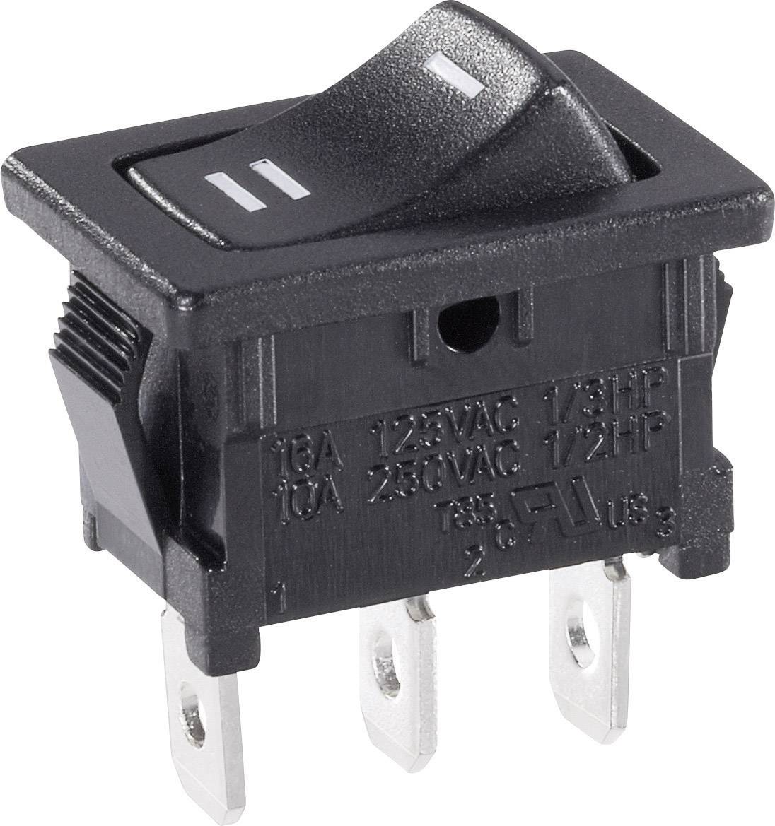 Wipp prekidaci 250 V/AC 6 A 1 * ukljuceno/iskljuceno Tru Components TC-R13-66C-02 sa zasunom