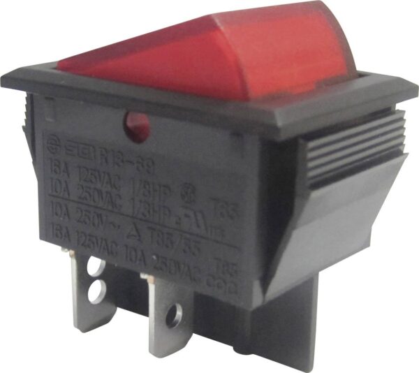 Wipp prekidaci 250 V/AC 10 A 2 * iskljuceno/ukljuceno Tru Components TC-R13-69B-01 RD zakljucavanje