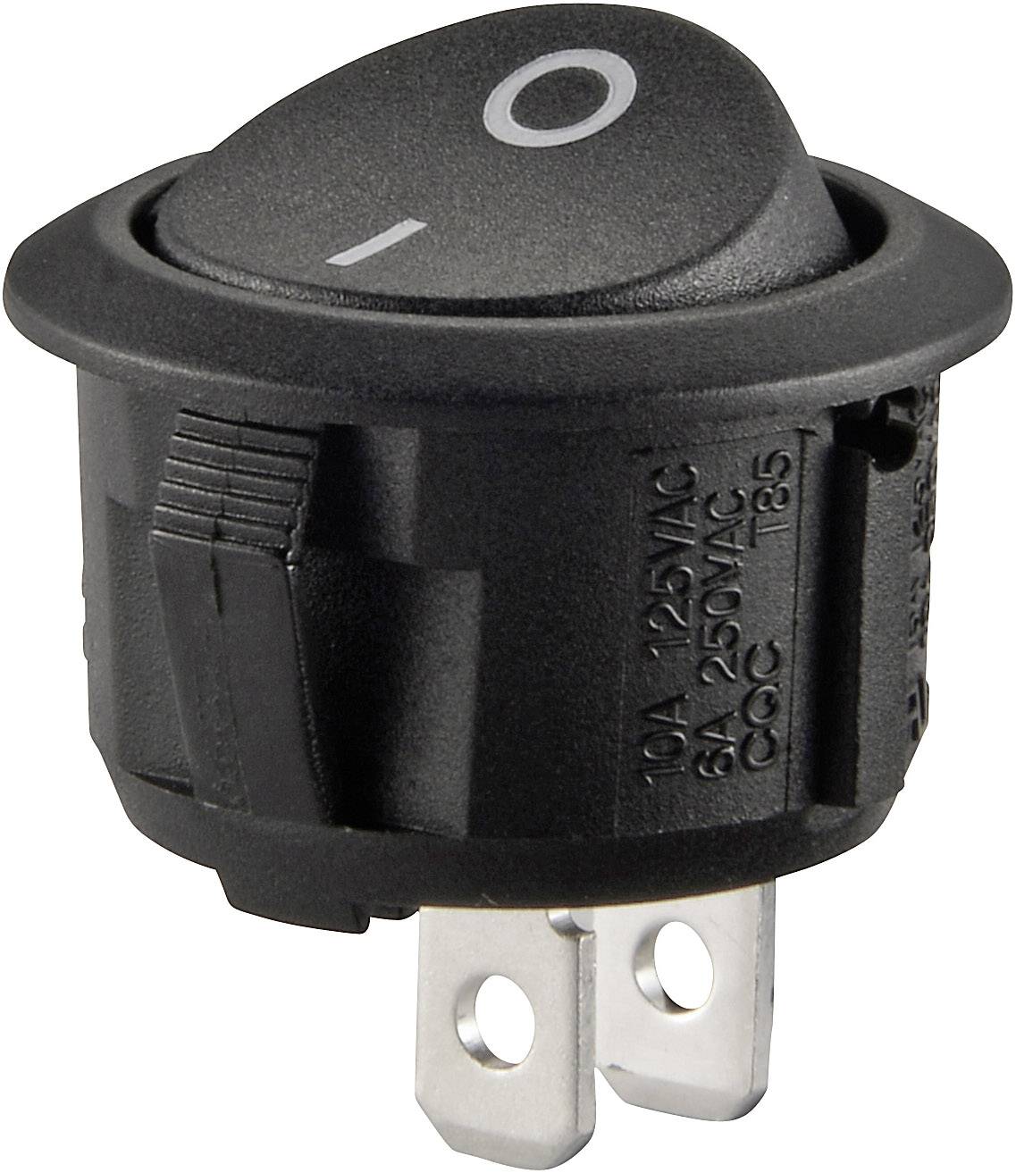 Wipp prekidaci 250 V/AC 10 A 1 * iskljuceno/ukljuceno Tru Components TC-R13-208A-02 PRINT 0 / I zakljucavanje