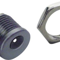 Tru Components niskonaponski konektor zenski konektor za ugradnju, vertikalni 6,3 mm 2,1 mm 50 kom