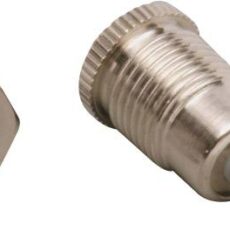 Tru Components niskonaponski konektor zenski konektor za ugradnju, vertikalni 5,7 mm 2,1 mm 50 kom
