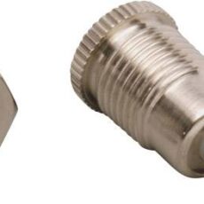 Tru Components niskonaponski konektor zenski konektor za ugradnju, vertikalni 5,6 mm 2,5 mm 50 kom