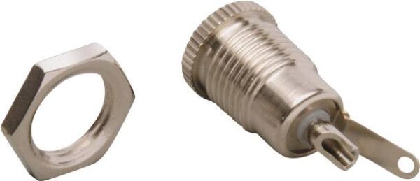 Tru Components niskonaponski konektor zenski konektor za ugradnju, vertikalni 5,6 mm 2,5 mm 50 kom