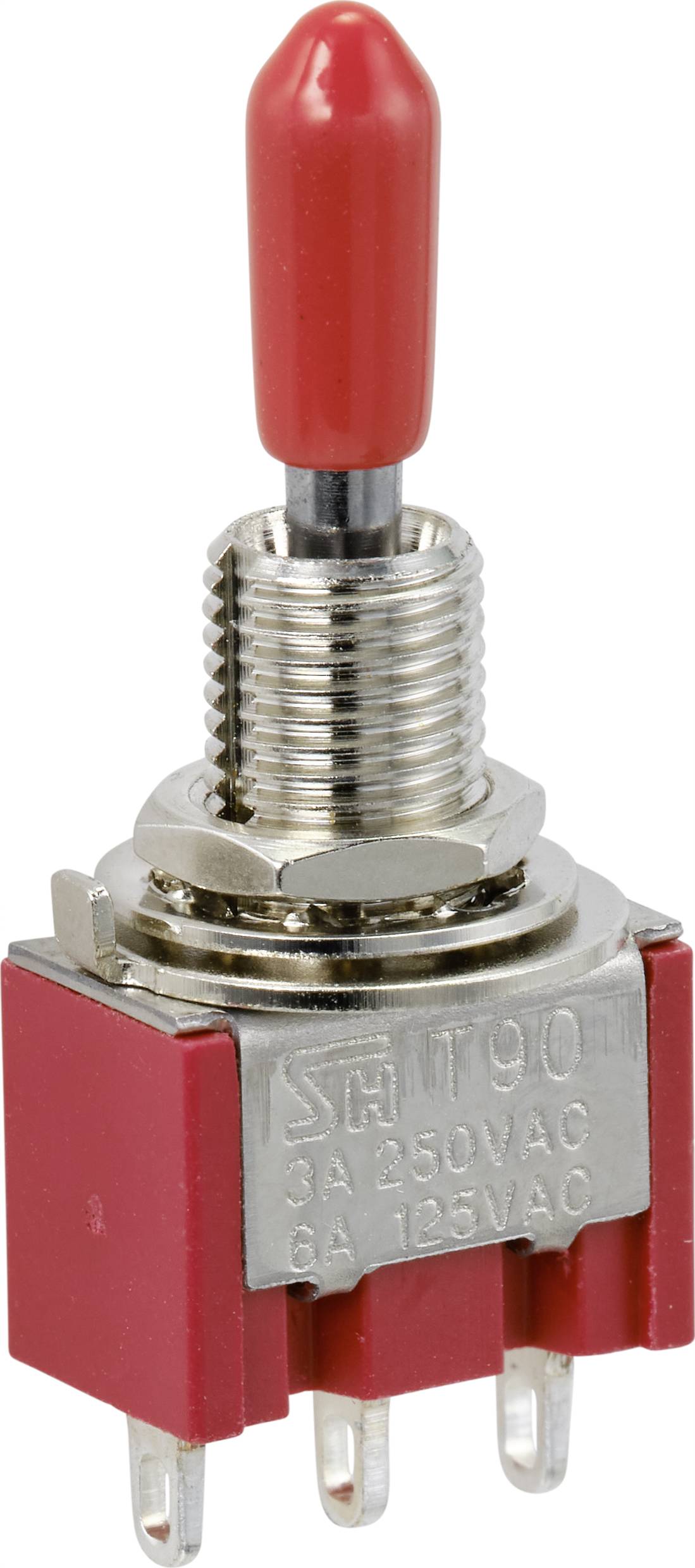 Tru Components TC-9353992 Wipp prekidaci 250 V/AC 3 A 1 * (ukljuceno)/iskljuceno/(ukljuceno) dugme/0/taster