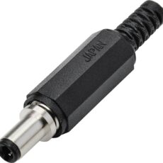 Tru Components niskonaponskiapter ravno muski konektor 5,5 mm 2,5 mm