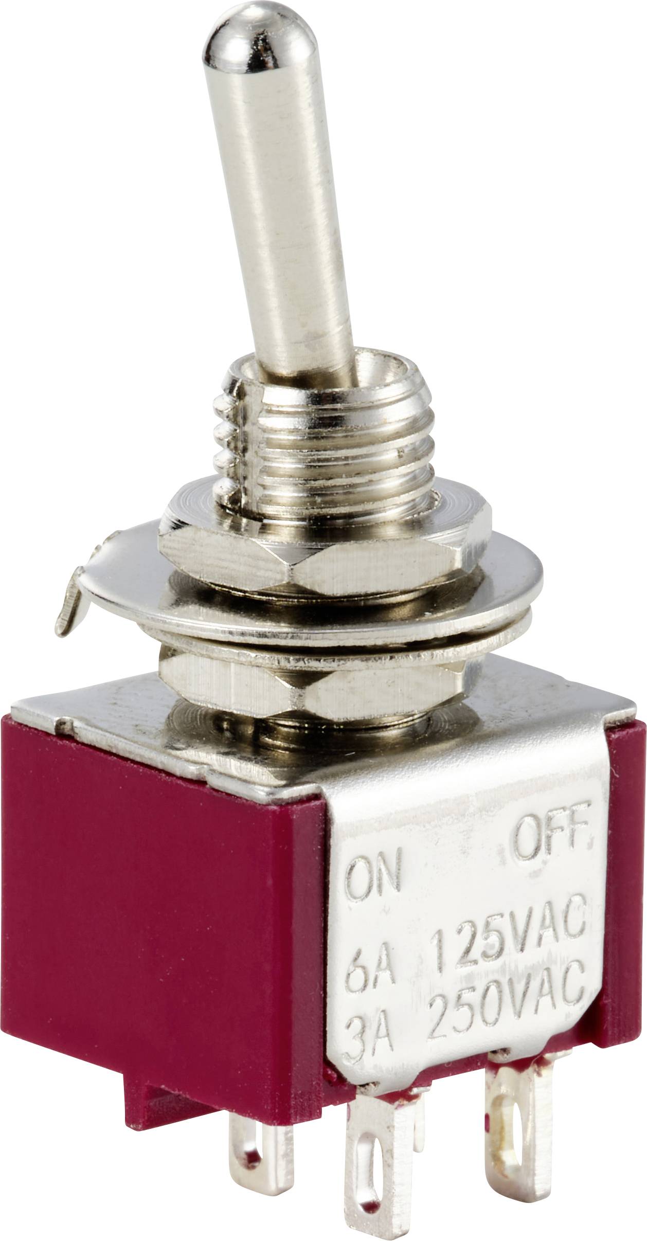 Tru Components TC-12819616 Wipp prekidaci 125 V/AC, 250 V/AC 6 A 1 * zakljucavanje za ukljucivanje/iskljucivanje