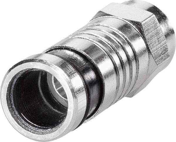 Tru Components 1582472 F-konektor kompresija Prikljucci: F-utikac Precnik kabla: 6,8 mm
