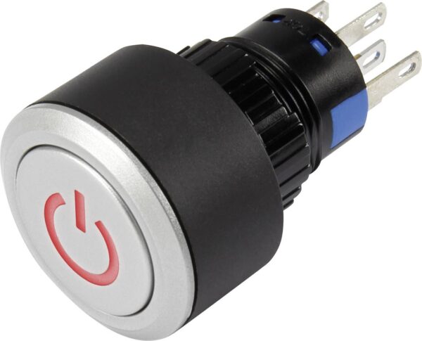Dugme 250 V/AC 3 A 1 * iskljuceno/(ukljuceno) Tru Components LAS1-AVI-11T/R/12V/P IP65 dugme