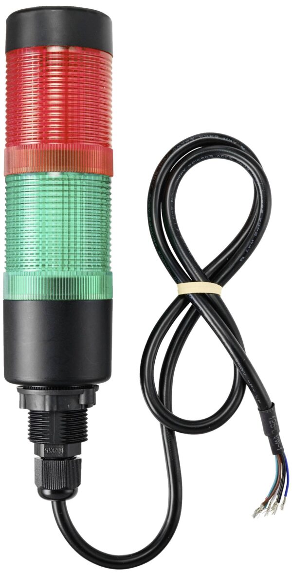 Tru Components signalna lampa toranj TC-12835336 TC-HBJD-55A-D/2/RG/24V/IP65 LED crvena, zelena