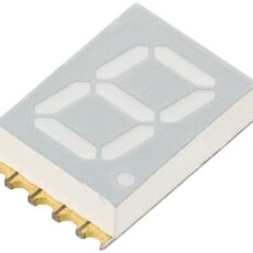 Tru Components SMD LED zuto zeleno 9 mcd Jednocifreni displej