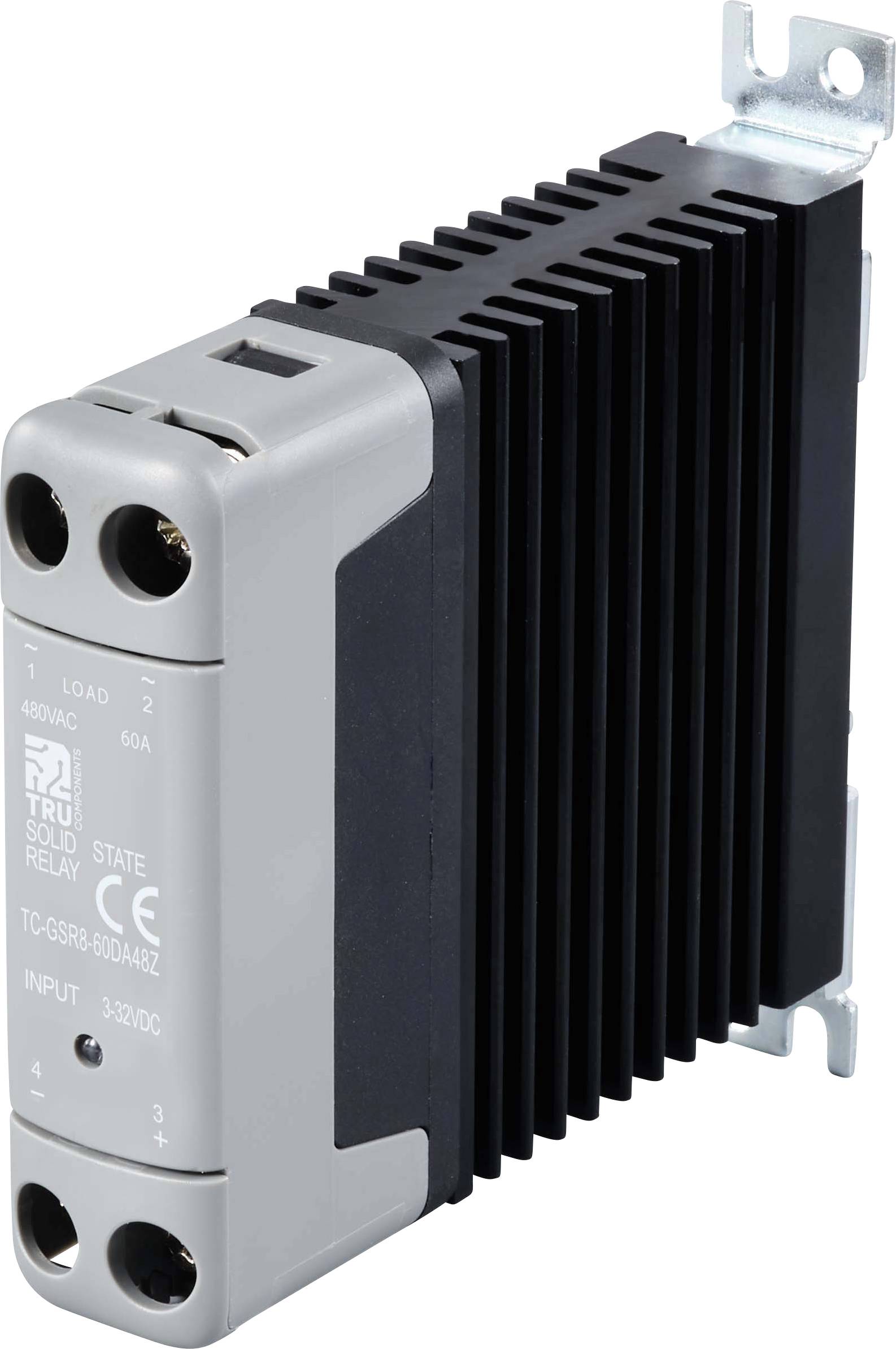 Tru Components poluprovodnicki relej TC-GSR8-60DA48Z 60 A Preklopni napon (maks.): 480 V/AC bez prekidaca napona