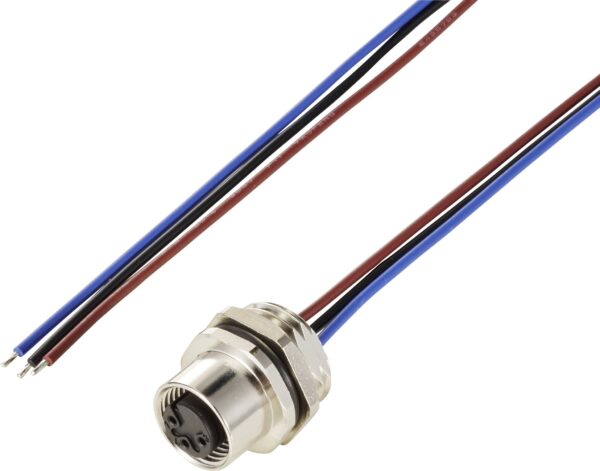Tru Components TC-12833212 integrisana uticnica za senzor/aktivator M12 integrisani zenski konektor 0,5 m broj polova: 3