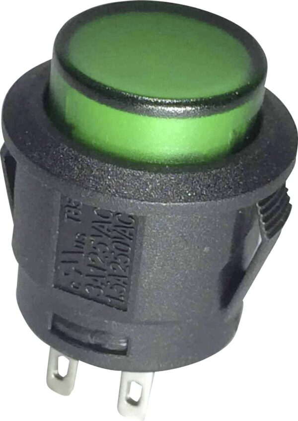 Dugme 250 V/AC 6 A 1 * iskljuceno/(ukljuceno) Tru Components TC-R13-527AL-02GN dugme