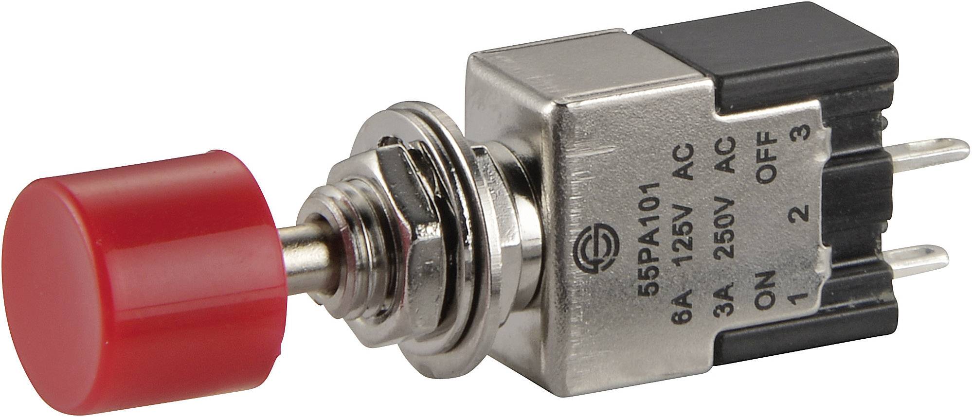 Tru Components TC-PA101A1RT Taster prekidac 250 V/AC 3 A 1 * uklj./isklj. zakljucavanje