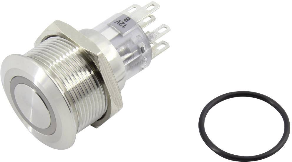 Tru Components TC-GK22-A-22E/V/12V/S203 dugme 250 V 5 A 2 * iskljuceno/(ukljuceno) IP65 dugme