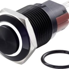Tru Components TC-7495104 TC-GK16-KH-11ZE/J/V/12V/A prekidac sa zastitom od vandalizma 48 V/DC 2 A 1 * iskljuceno/ukljuceno sa zakljucavanjem bela IP65