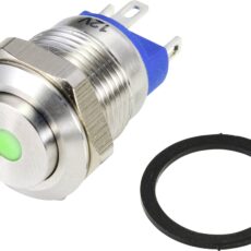 Tru Components TC-9219000 TC-9219000 dugme 48 V/AC 2 A 1 * dugme iskljuceno/(ukljuceno) zeleno IP67