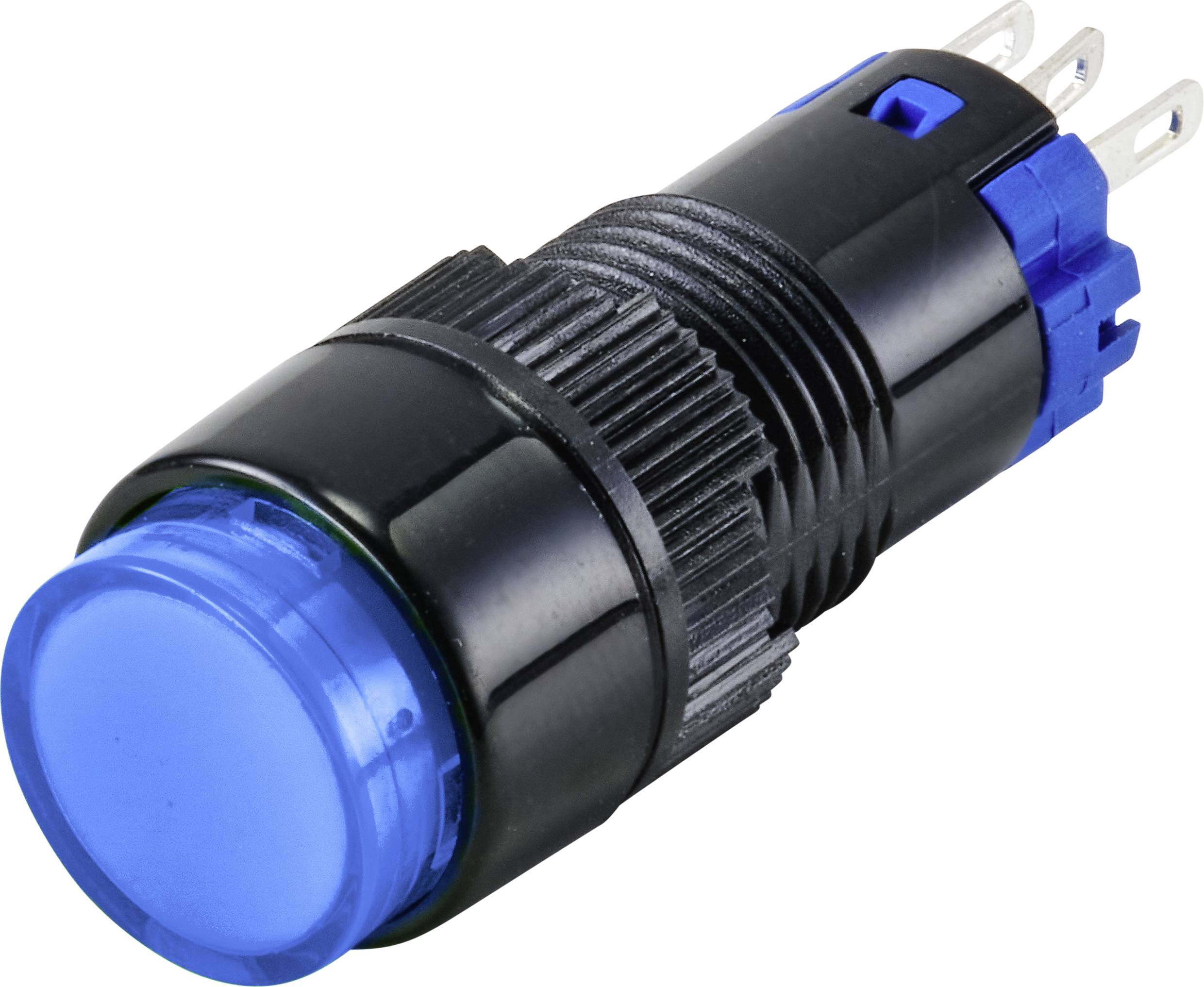 Tru Components TC-9428056 LAS2I-11Z/B tasterski prekidac 250 V 3 A 1 * iskljuceno/ukljuceno sa zakljucavanjem IP40