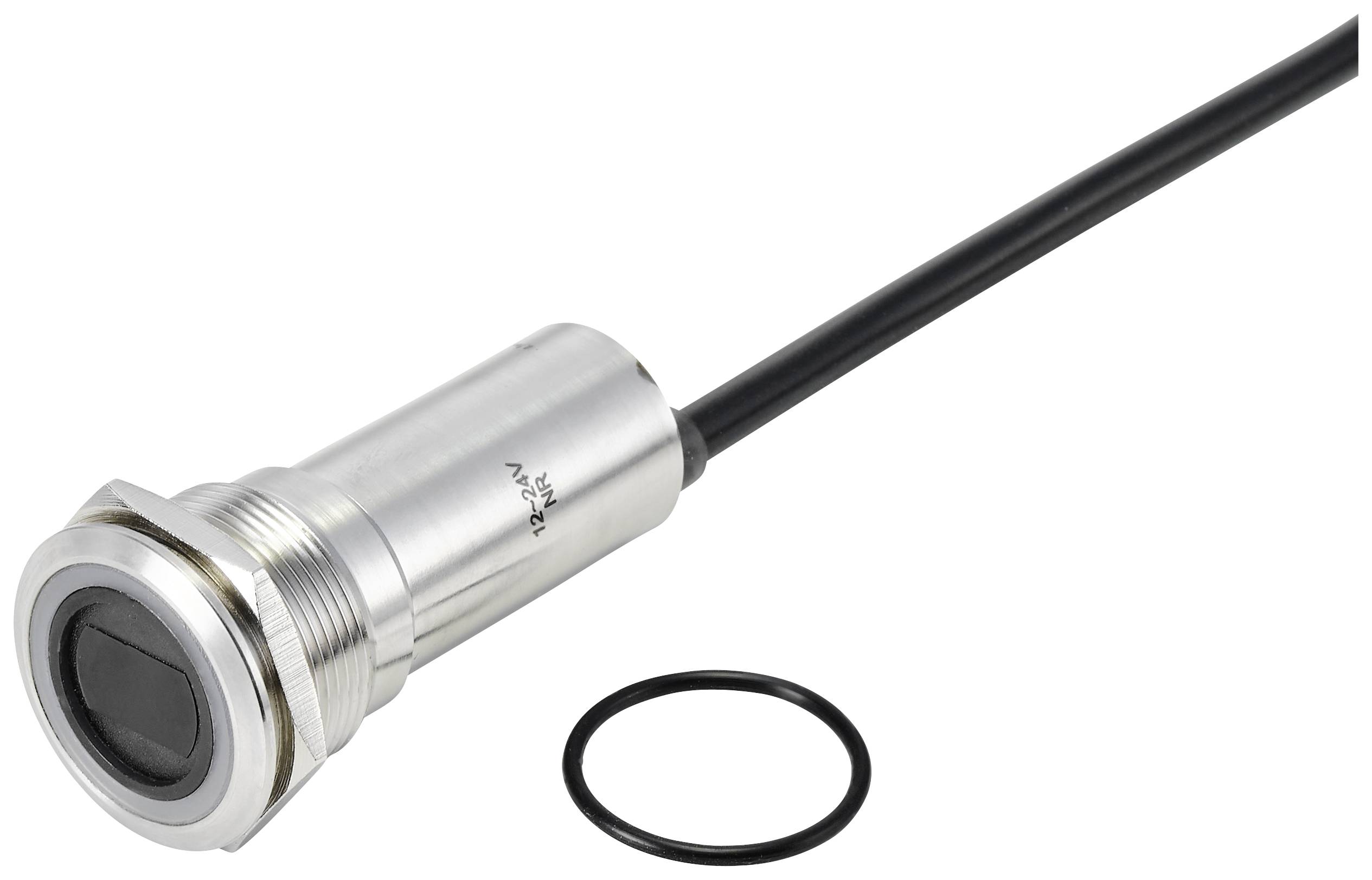 Tru Components TC-10091080 ONPOV91-22E10BISSNR12-24VDC beskontaktni prekidac 12 V, 24 V 300 mA 1 * dugme za iskljucenje/(ukljucivanje) crveno