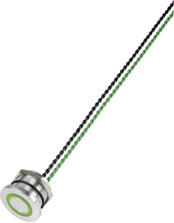 Piezo prekidac 24 V DC/AC 0,2 A 1 * iskljuceno/(ukljuceno) Tru Components PS223P10I01G24T IP68 dugme