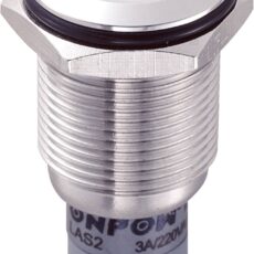 Tru Components LAS2GKF-11ZE/B/12V/S/P prekidac sa zastitom od vandalizma 250 V/AC 3 A 1 * uklj./ukljuceno zakljucavanje plavo  zakljucavanje