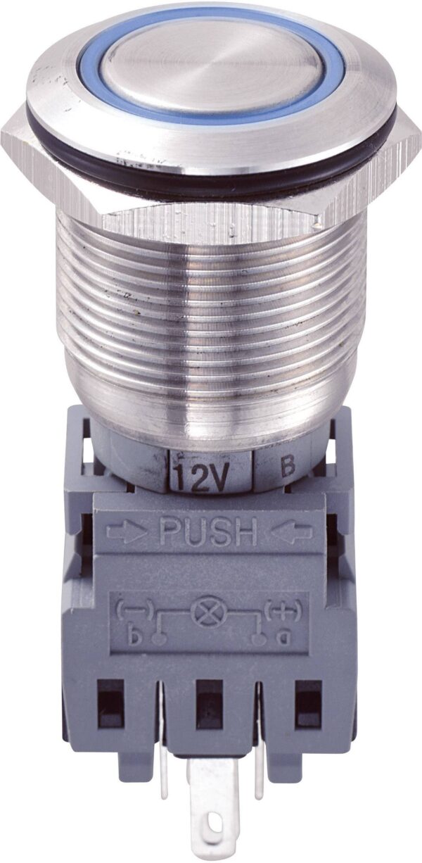 Tru Components LAS1-BGK-11ZE/B/12V prekidac sa zastitom od vandalizma 250 V/AC 5 A 1 * iskljuceno/ukljuceno IP67 zakljucavanje