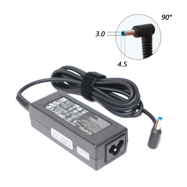Punjac za laptop HP 19.5V 2.31A 4.5x3.0 ugao 90