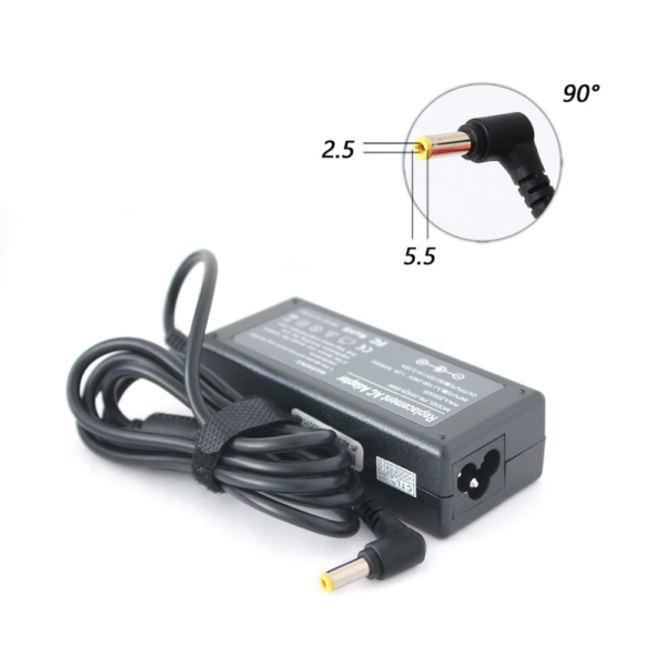 Punjac za laptop Lenovo 20V 3.25A 5.5x2.5 ugao 90