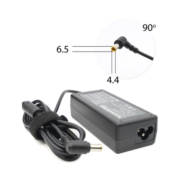 Punjac za laptop Sony 19.5V 3.3A 65W 6.5x4.4 ugao 90