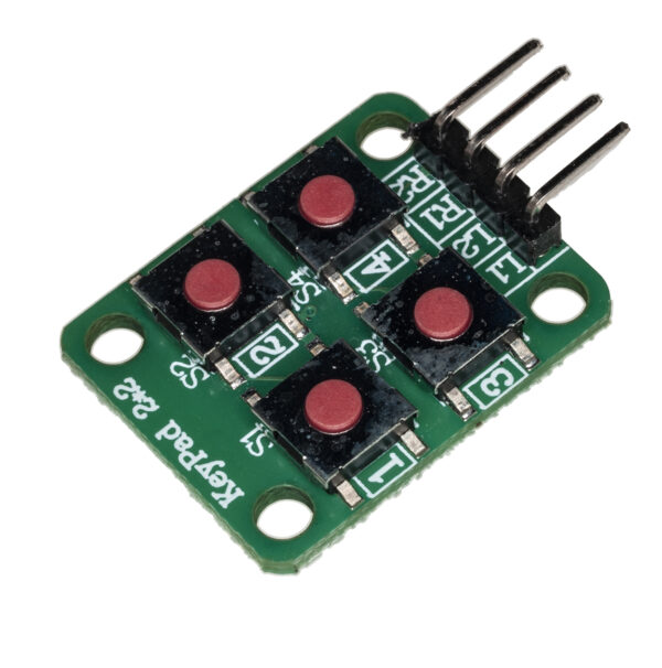 Tastatura 2x2 PCB matrična