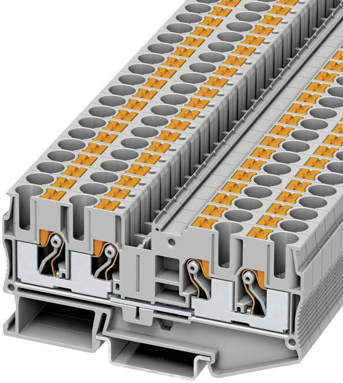 Phoenix Contact 3212934 prolazna klema 8,2 mm opruga siva 50 kom.