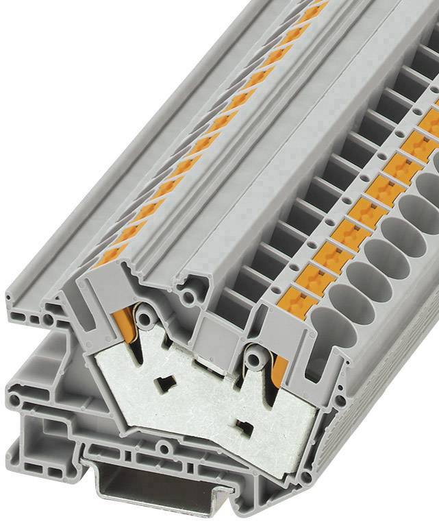 Phoenix Contact 3214029 prolazna klema 10,2 mm opruga siva 50 kom.