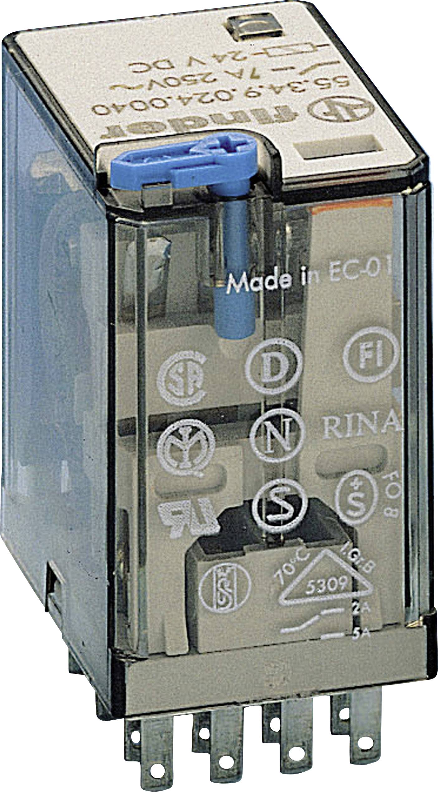 Finder 55.34.9.125.0090 uticni relej 125 V/DC 7 A 4 prekidac