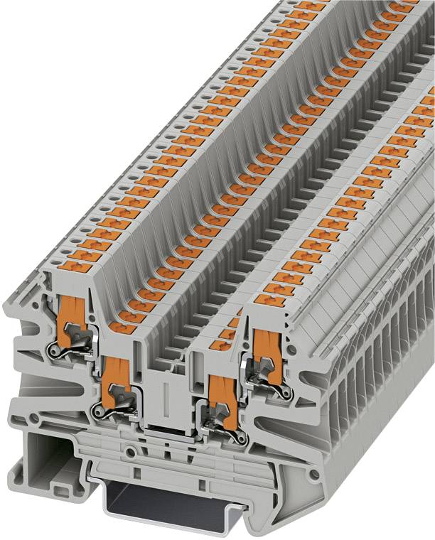 Phoenix Contact 1078999 prolazna klema 5,2 mm Push-In klema siva 50 kom.